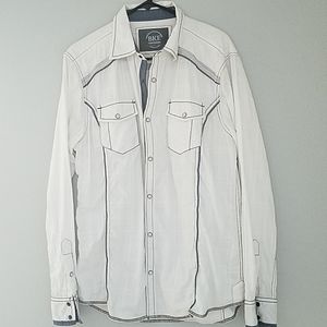 BUCKLE shirt, athletic fit, size Large 100% cotton